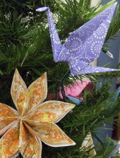 Crane Christmas origami Crane origami