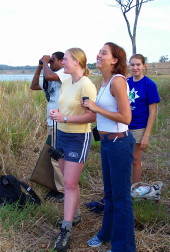 Crane Count students